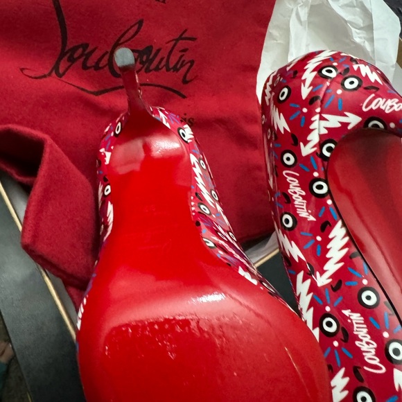 Red Christian Louboutin heels - Picture 12 of 13